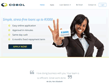 Tablet Screenshot of cobol.co.za